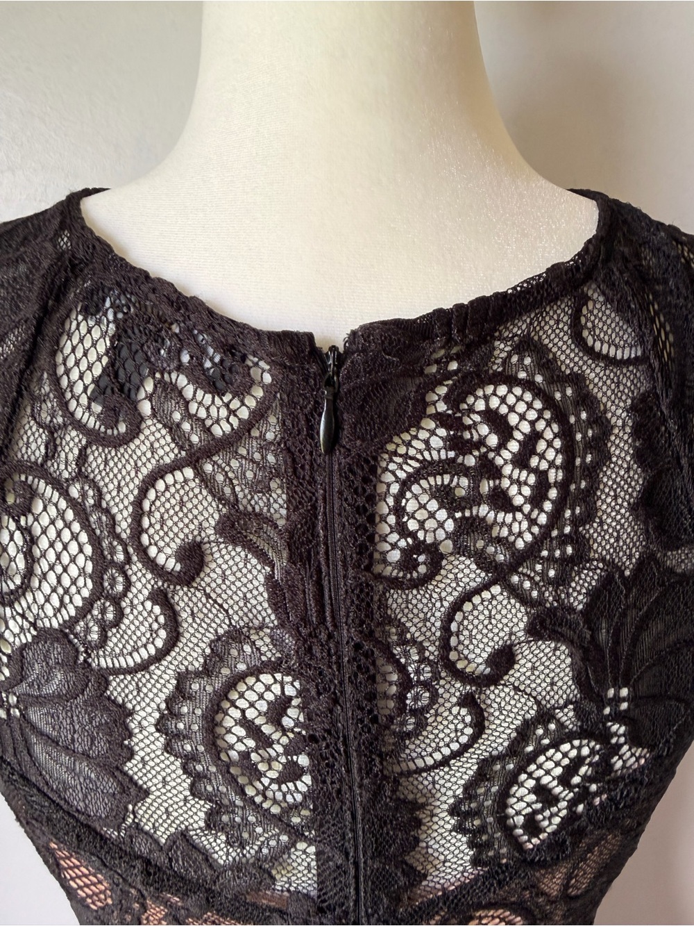 Lace Ruffle Mini Dress - Picture 7 of 9